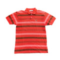 Bape Striped 4-Tone One Point Polo Shirt