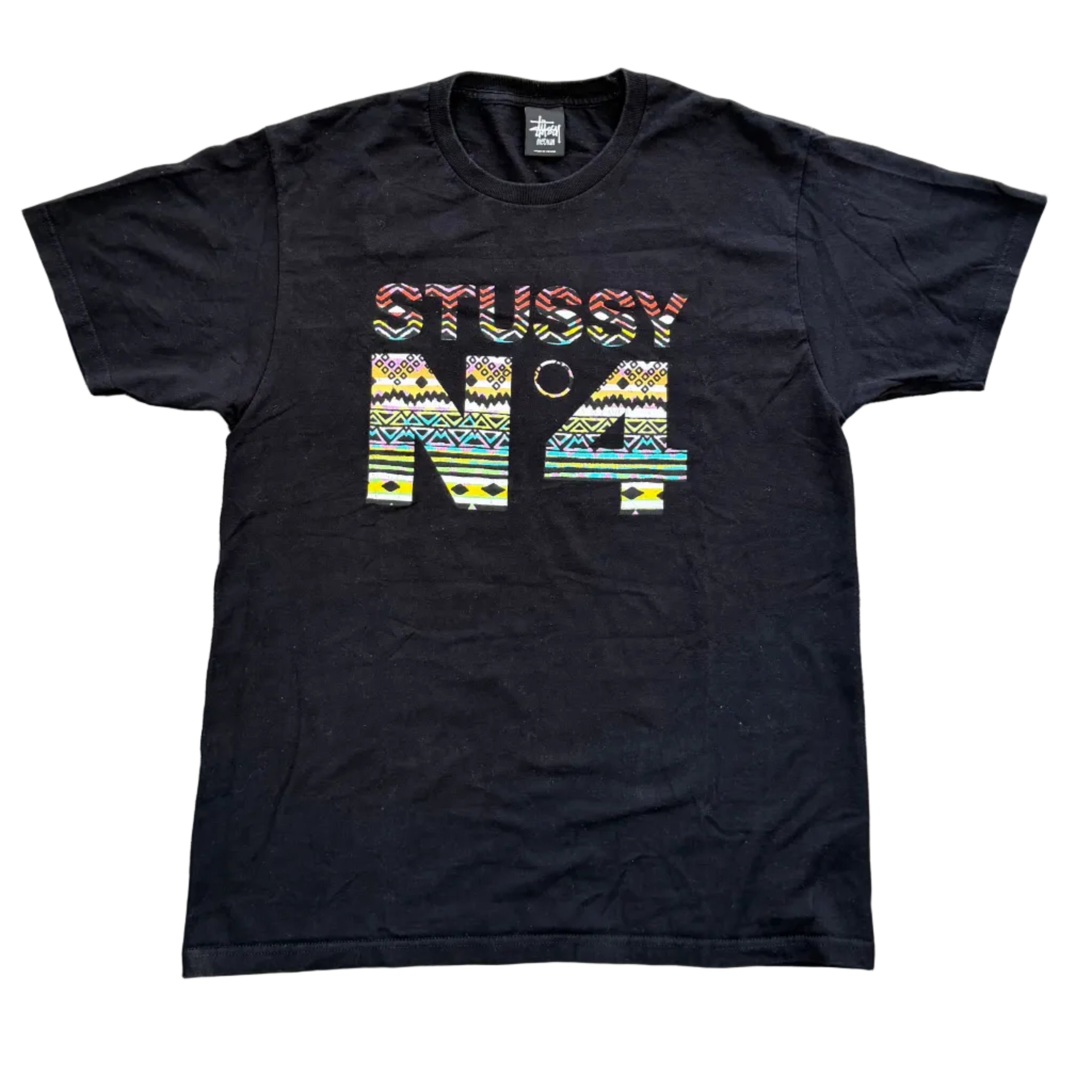 Stüssy N 4 Black Tee