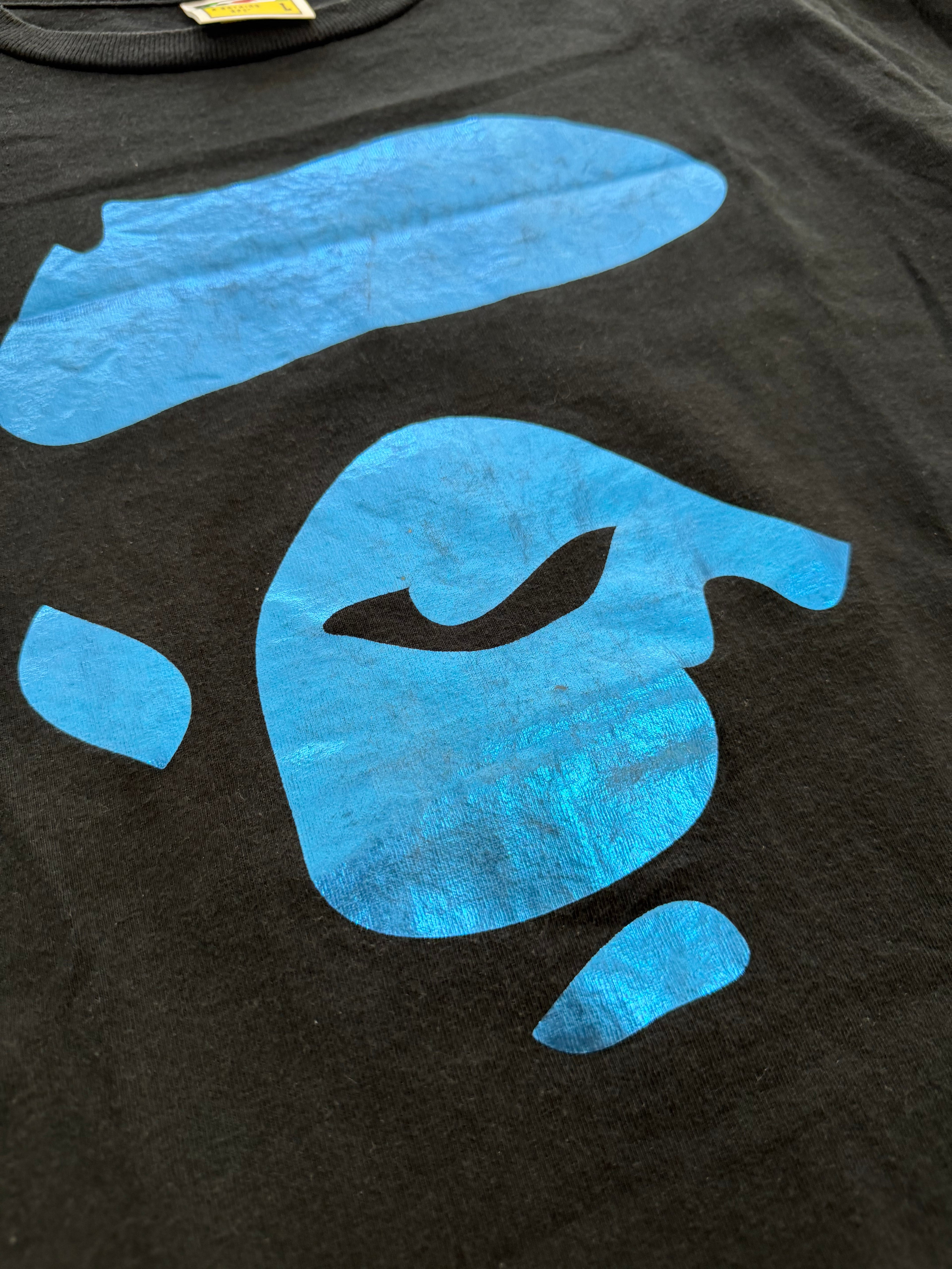 BAPE Hologram Blue Tee