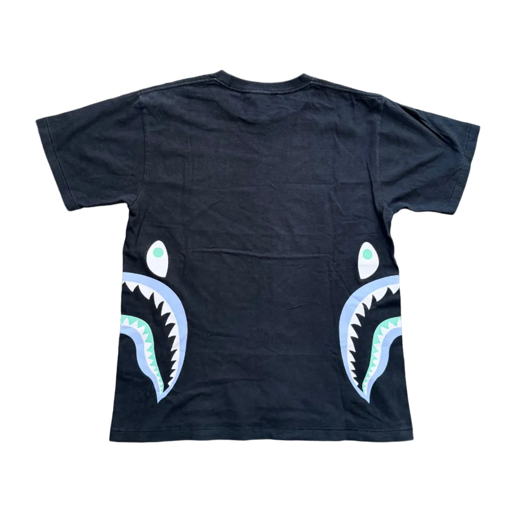 BAPE Text Code Camo Side Shark Tee