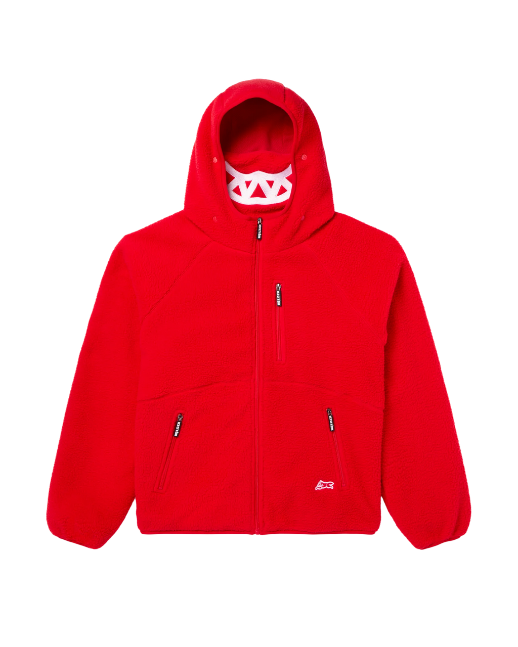 GRIN ZIP FRONT HOODIE