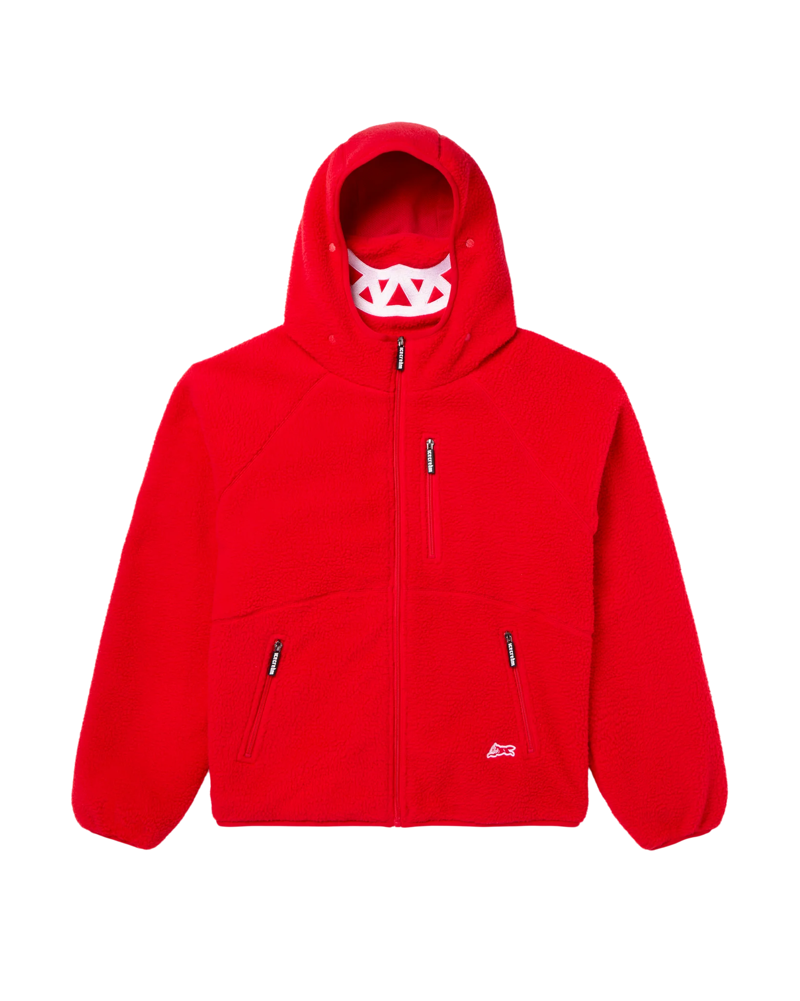 GRIN ZIP FRONT HOODIE