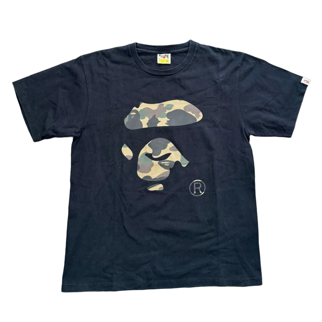 BAPE Reflector 1st Camo Ape Face Tee
