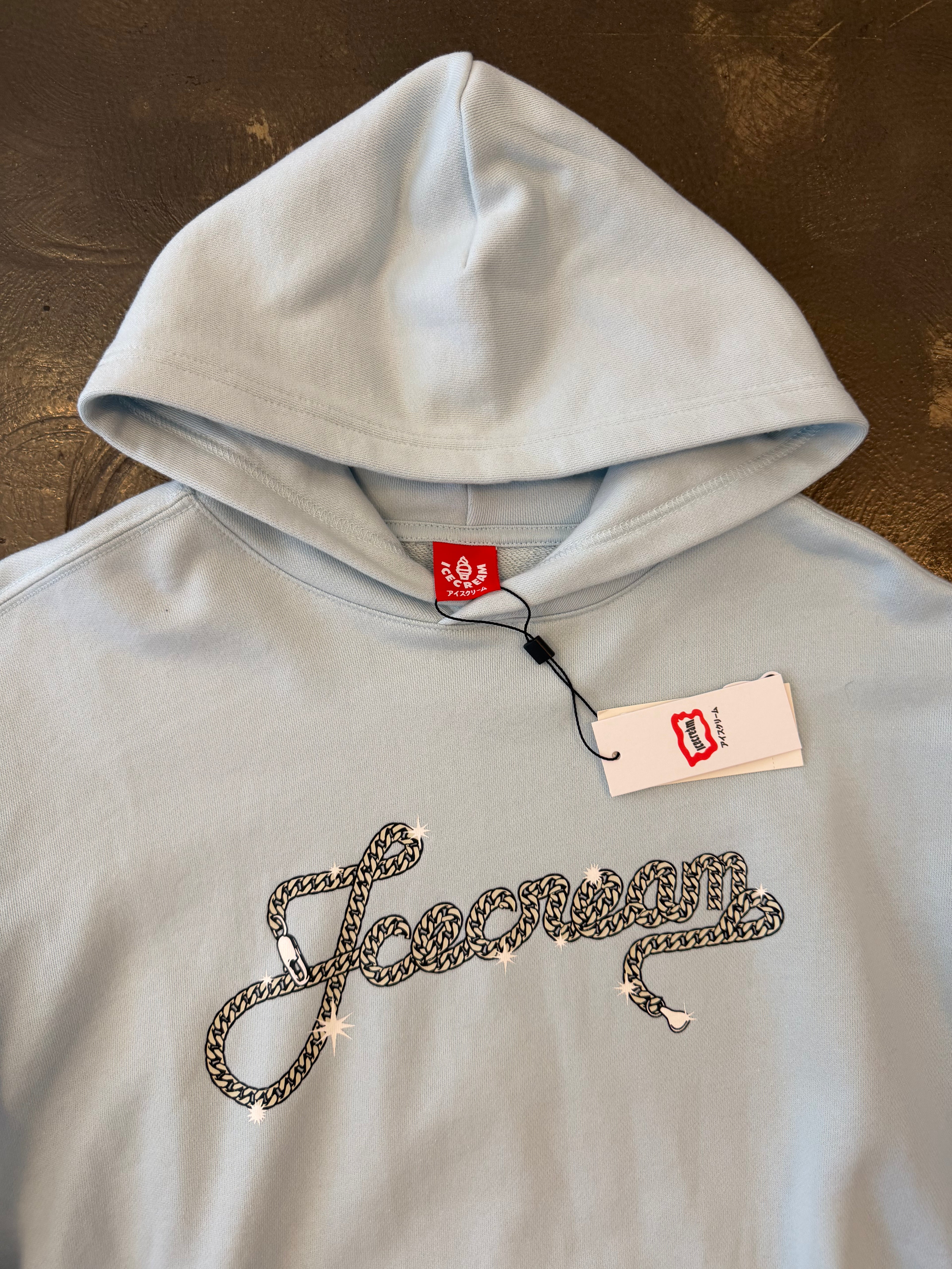 ICECREAM LIGHT BLUE HOODIE
